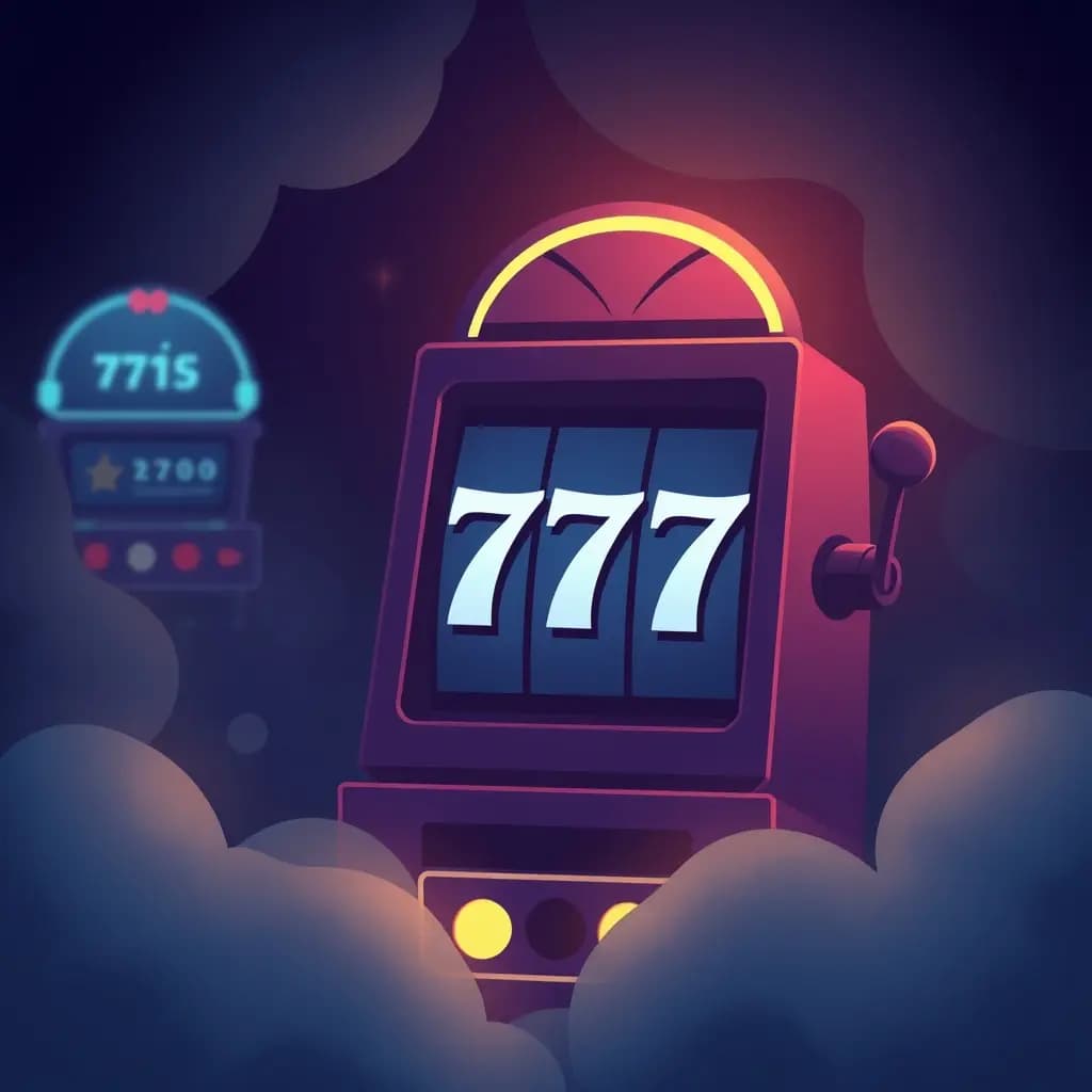 Dream illustration: 777 on a Slot Machine