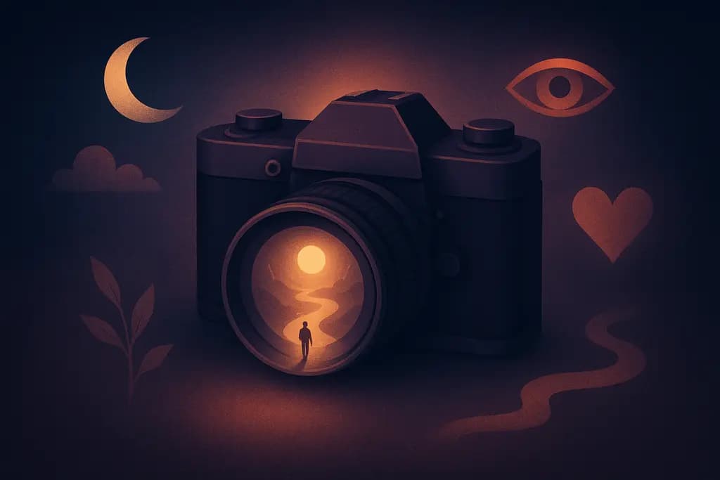 Dream illustration: A camera that shows events before they happen