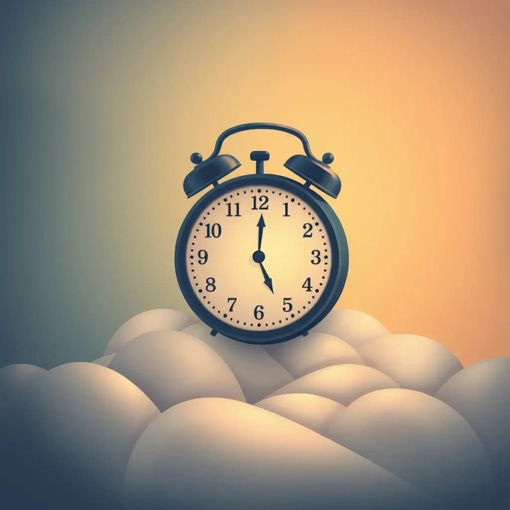 Dream illustration: A clock that speeds up or slows down (but not handsless or backwards)