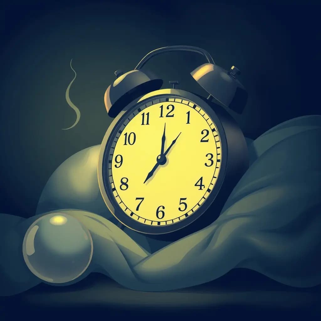 Dream illustration: A clock ticking loudly