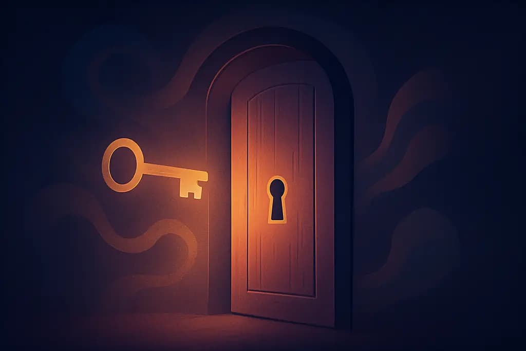 Dream illustration: A door that locks and unlocks on its own