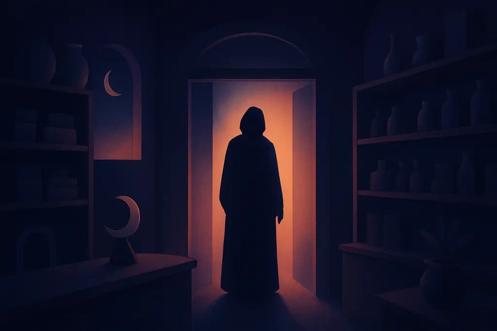 Dream illustration: A familiar shop now unfamiliar