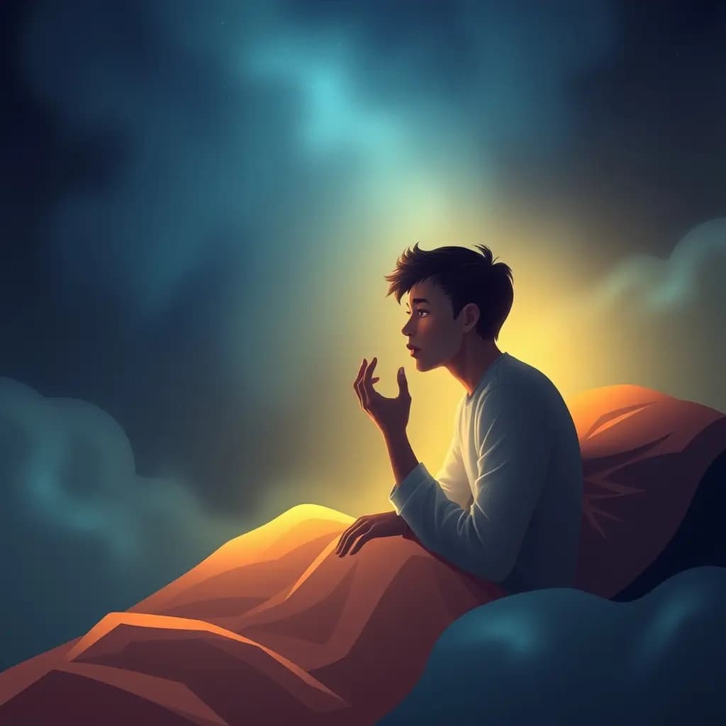 Dream illustration: A famous celebrity speaks to you