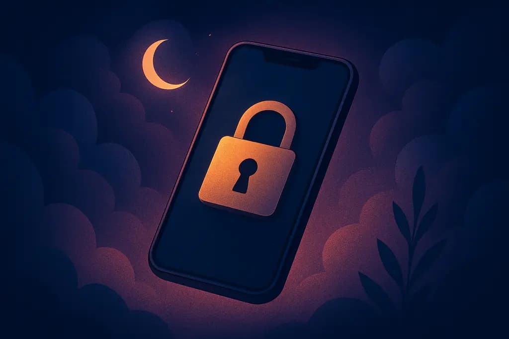 Dream illustration: A locked phone you can't open