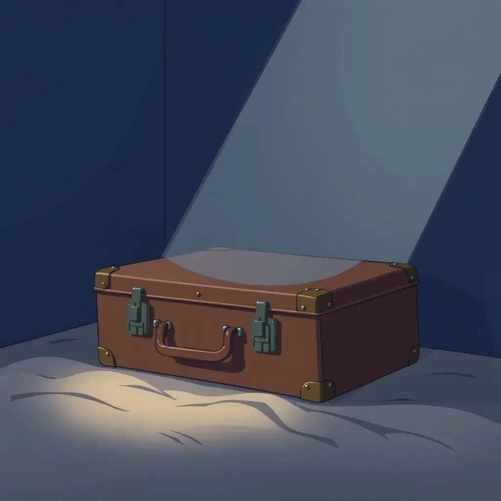 Dream illustration: A lost suitcase