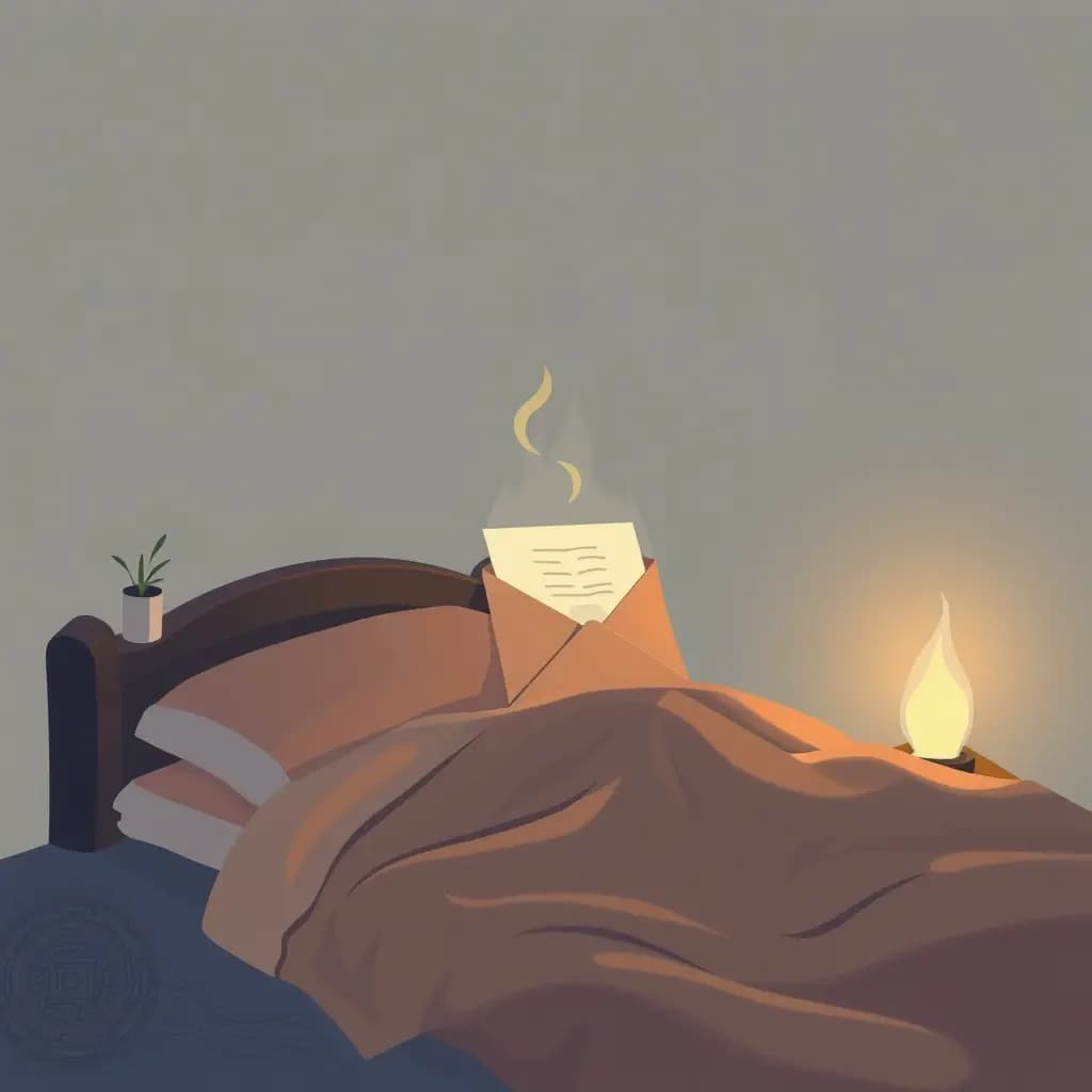 Dream illustration: A Mysterious Letter Arrives
