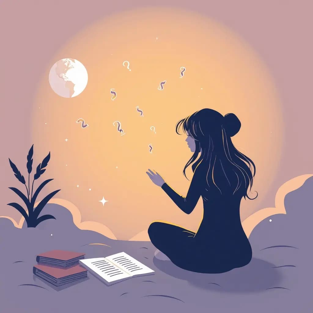Dream illustration: A pop quiz where answers disappear