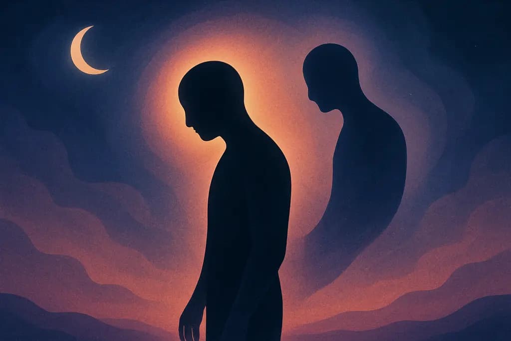 Dream illustration: A shadow that detaches from your body