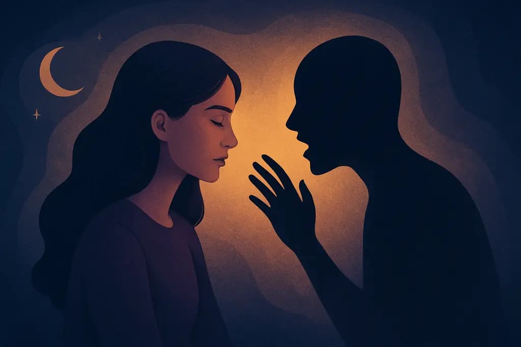 Dream illustration: A shadow that speaks