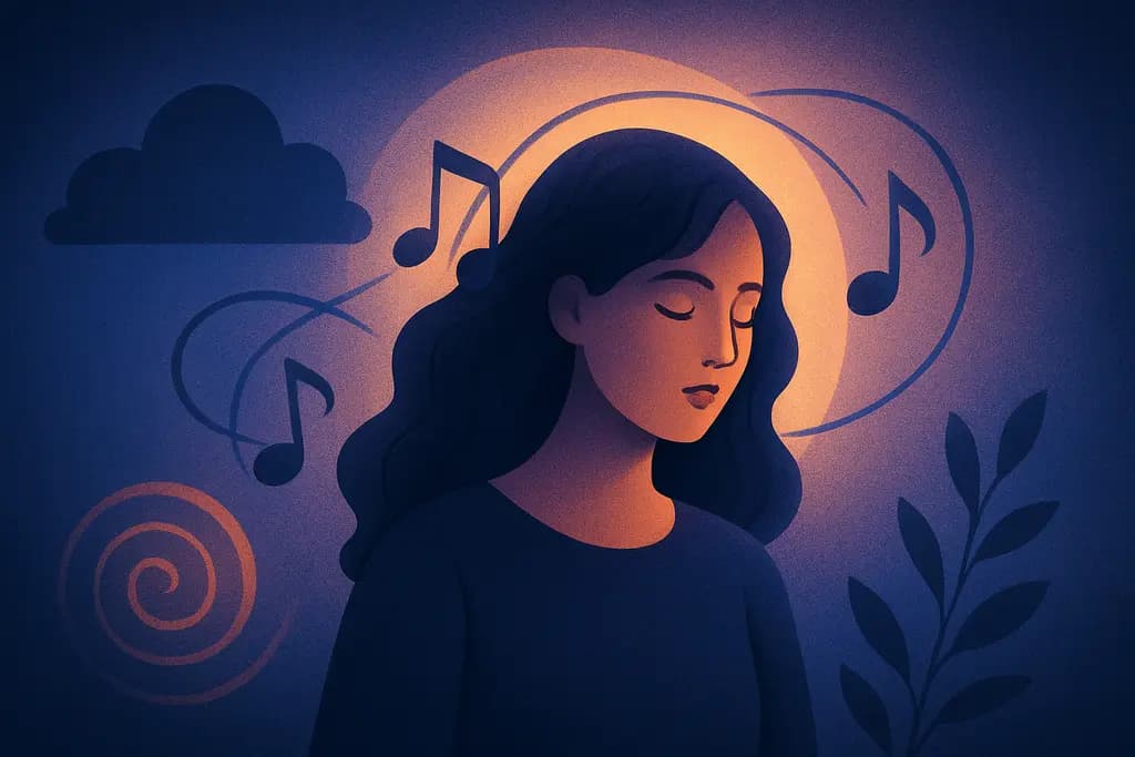Dream illustration: A song stuck on repeat