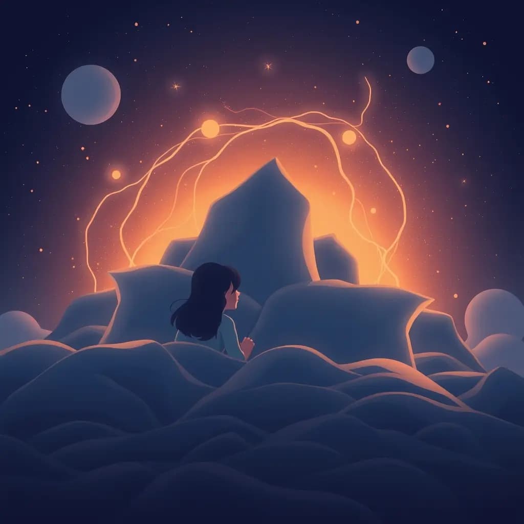 Dream illustration: A story that repeats forever at the top of your feed