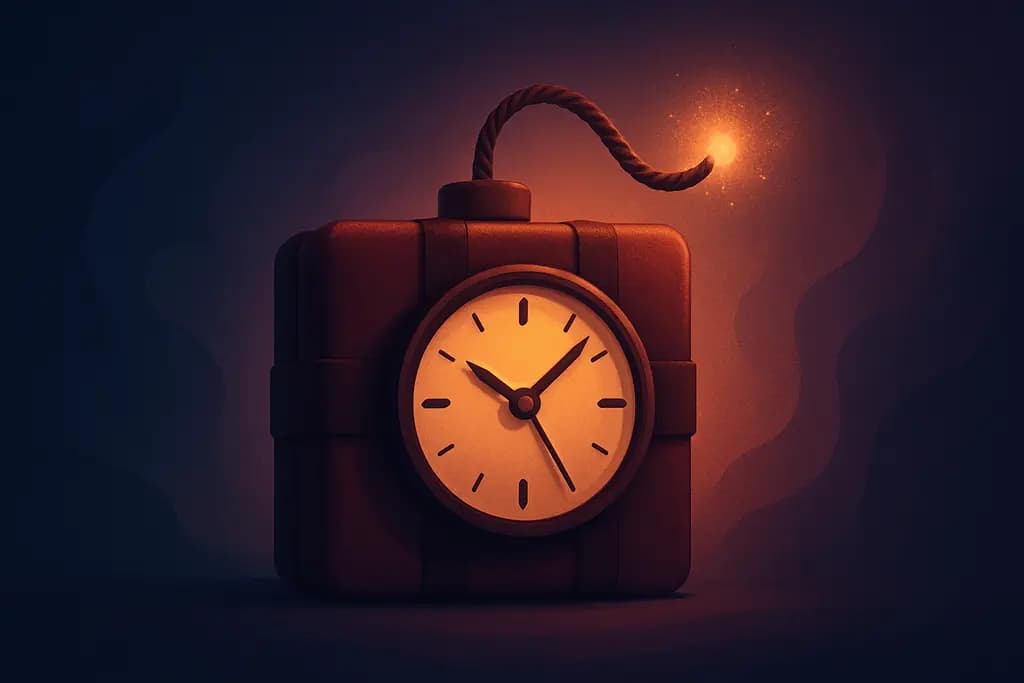 Dream illustration: A ticking bomb