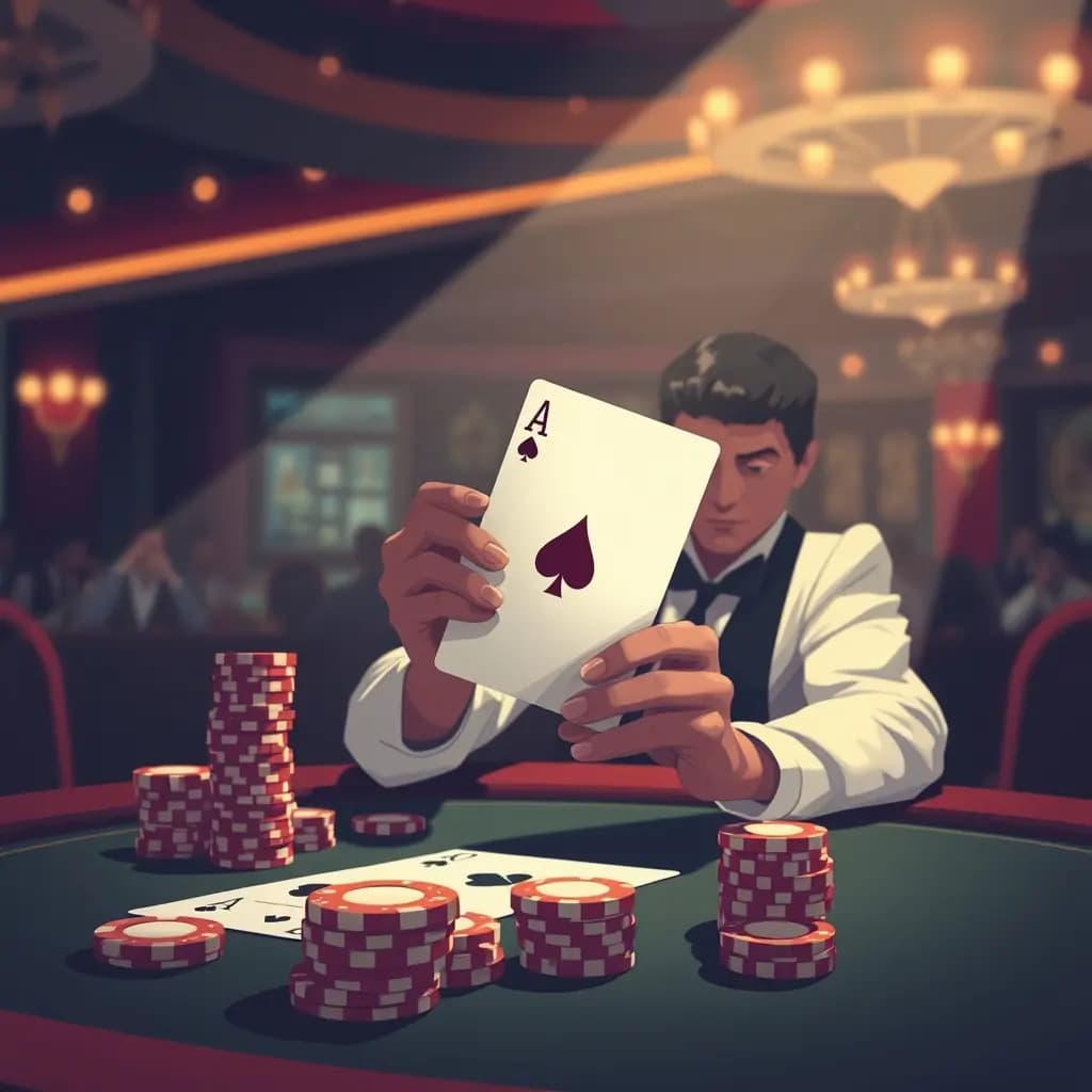 Dream illustration: an Ace at a Casino