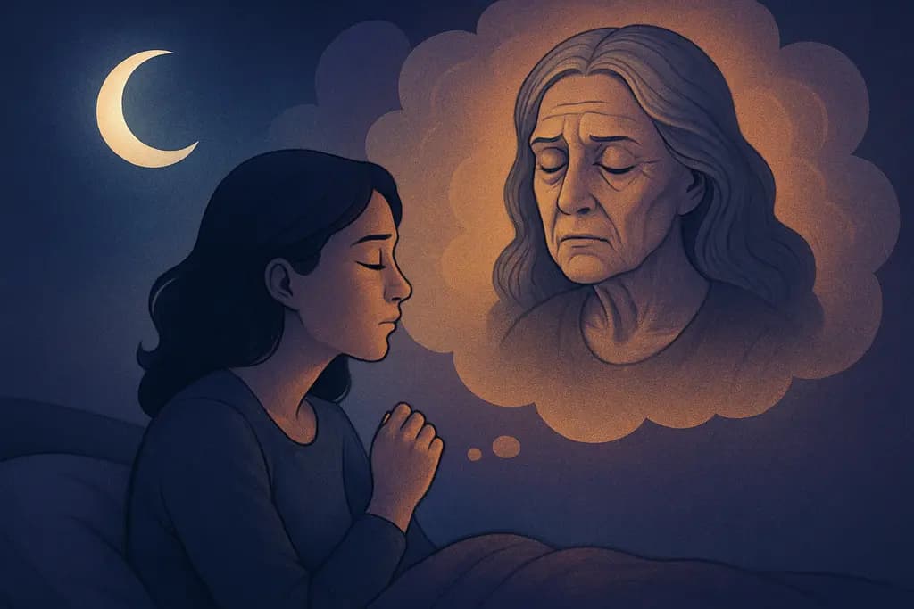 Dream illustration: Aging or Seeing Yourself Old