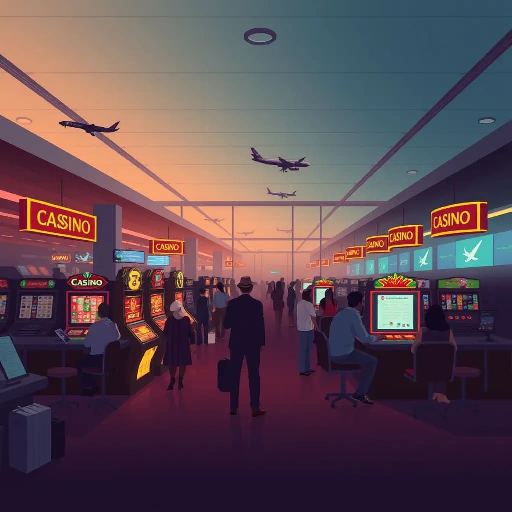 Dream illustration: an Airport Casino