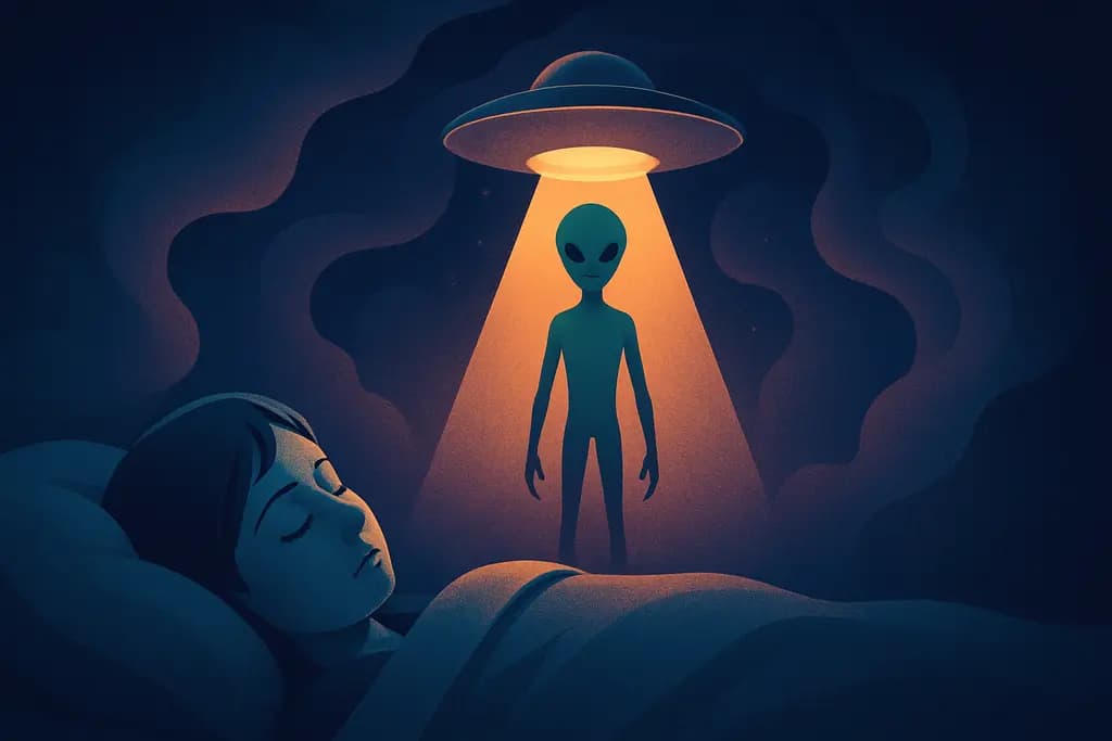Dream illustration: Alien Abduction