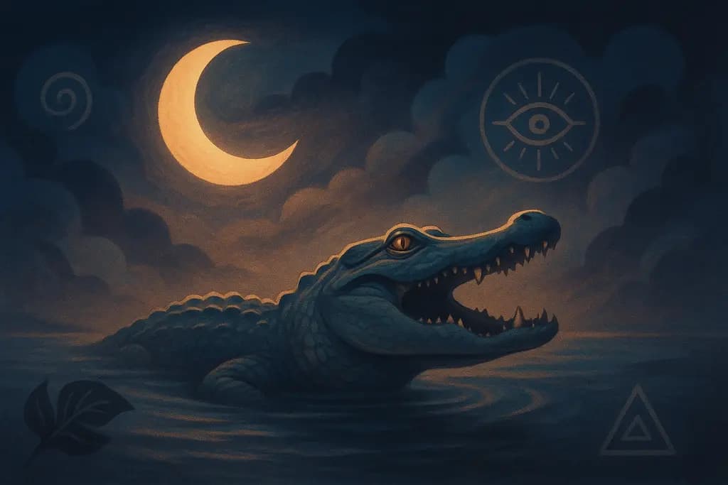 Dream illustration: Alligators