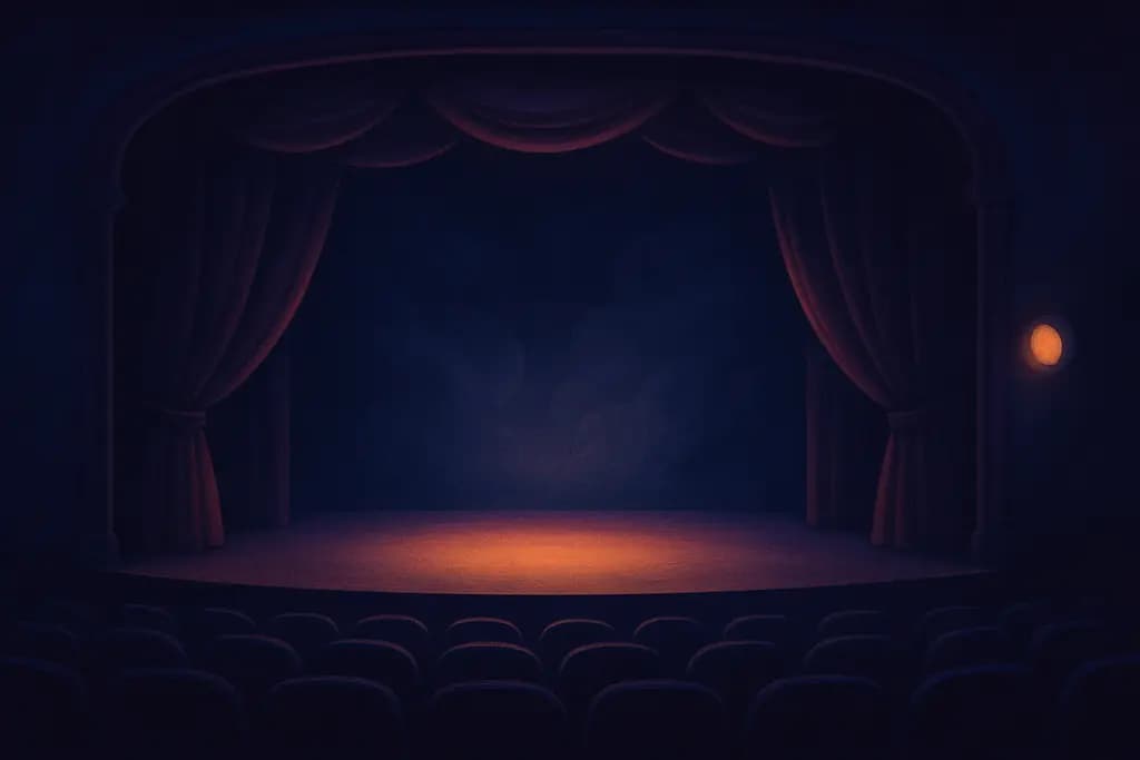 Dream illustration: An Empty Stage