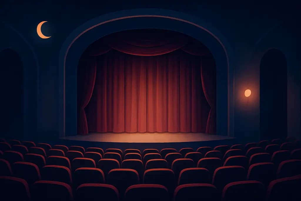 Dream illustration: An empty theater