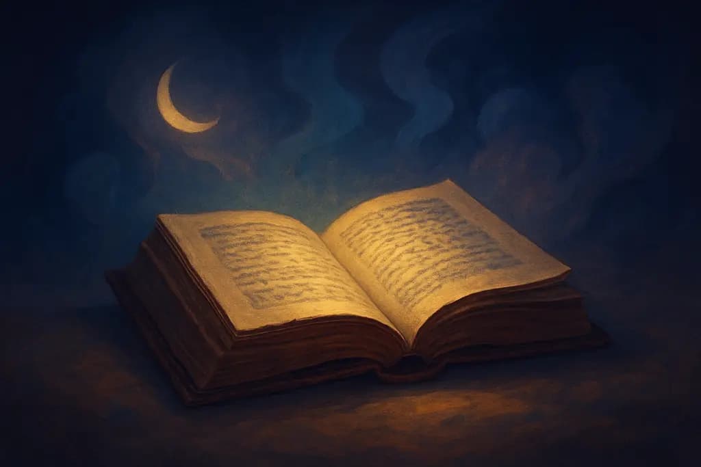 Dream illustration: Ancient book