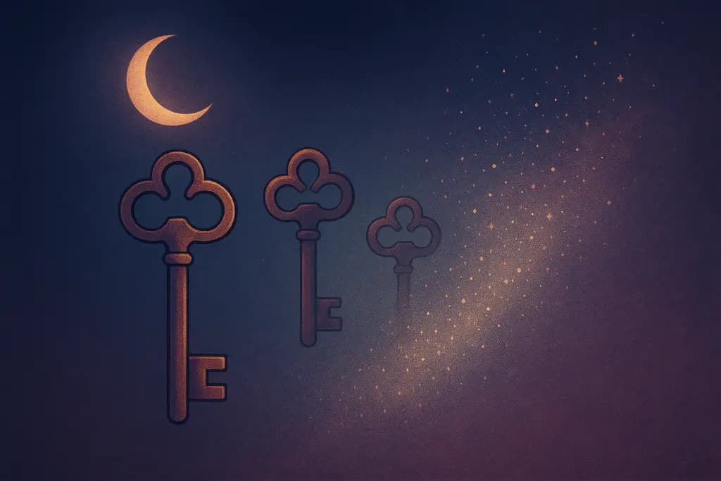 Dream illustration: Antique keys that vanish