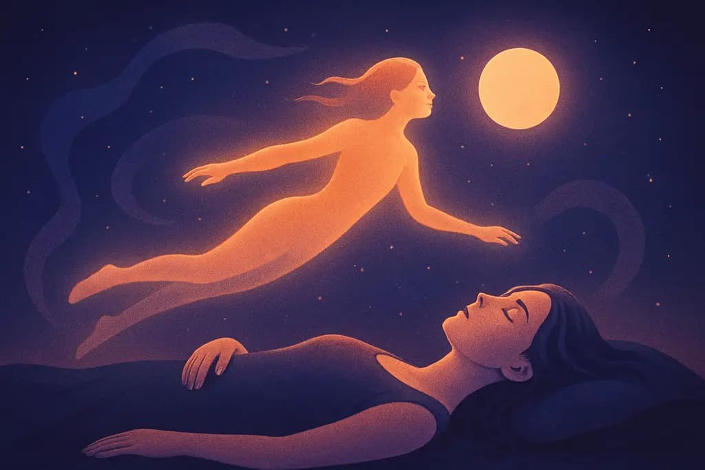 Dream illustration: Astral Travel or Out-of-Body