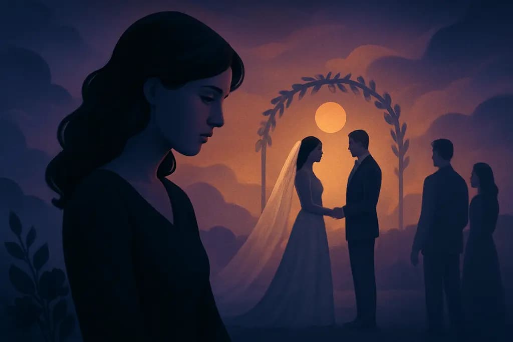 Dream illustration: Attending a wedding you didn't plan