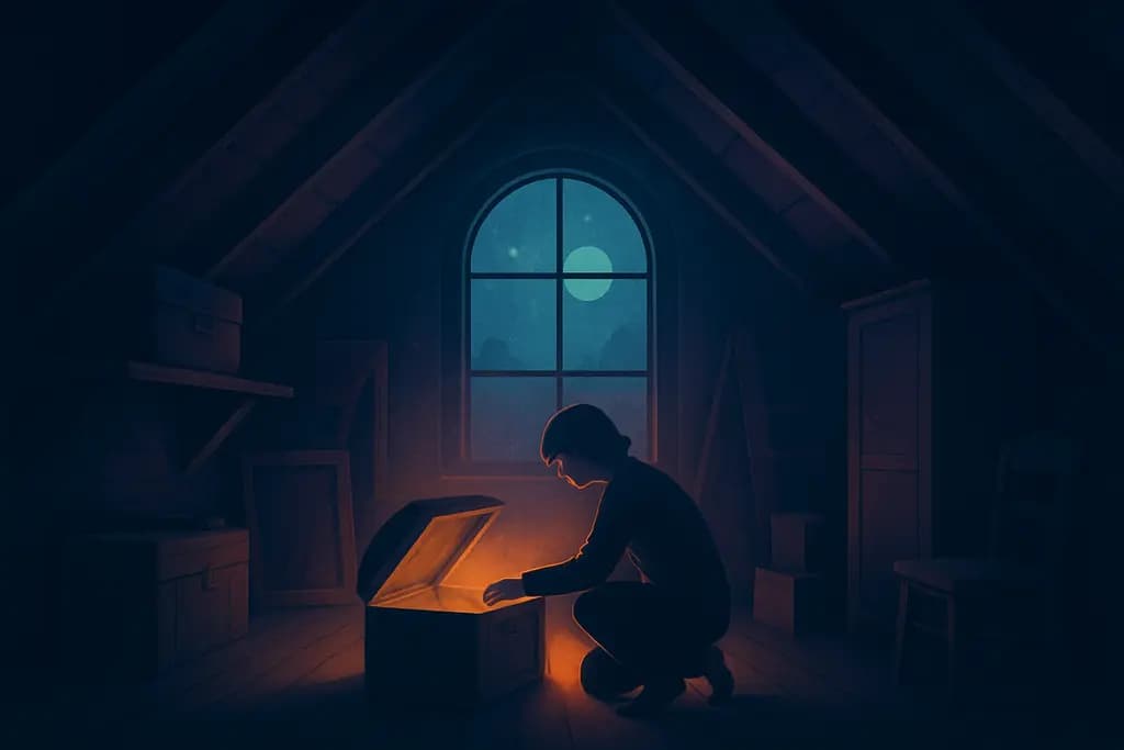 Dream illustration: Attic