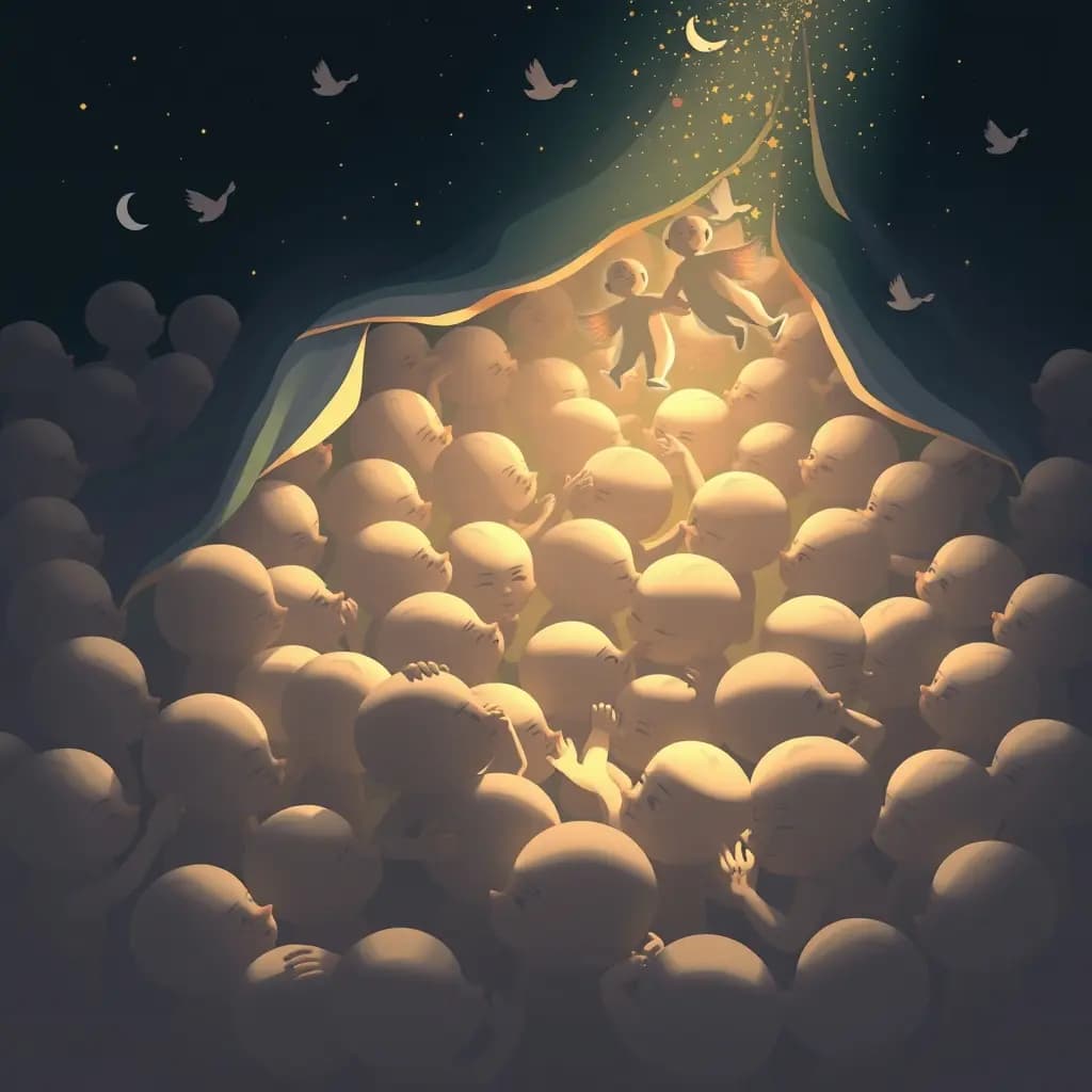 Dream illustration: Babies Everywhere