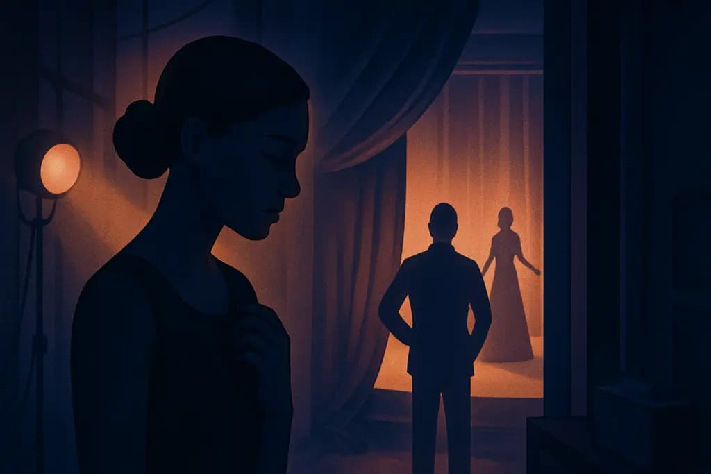 Dream illustration: Backstage at a major event