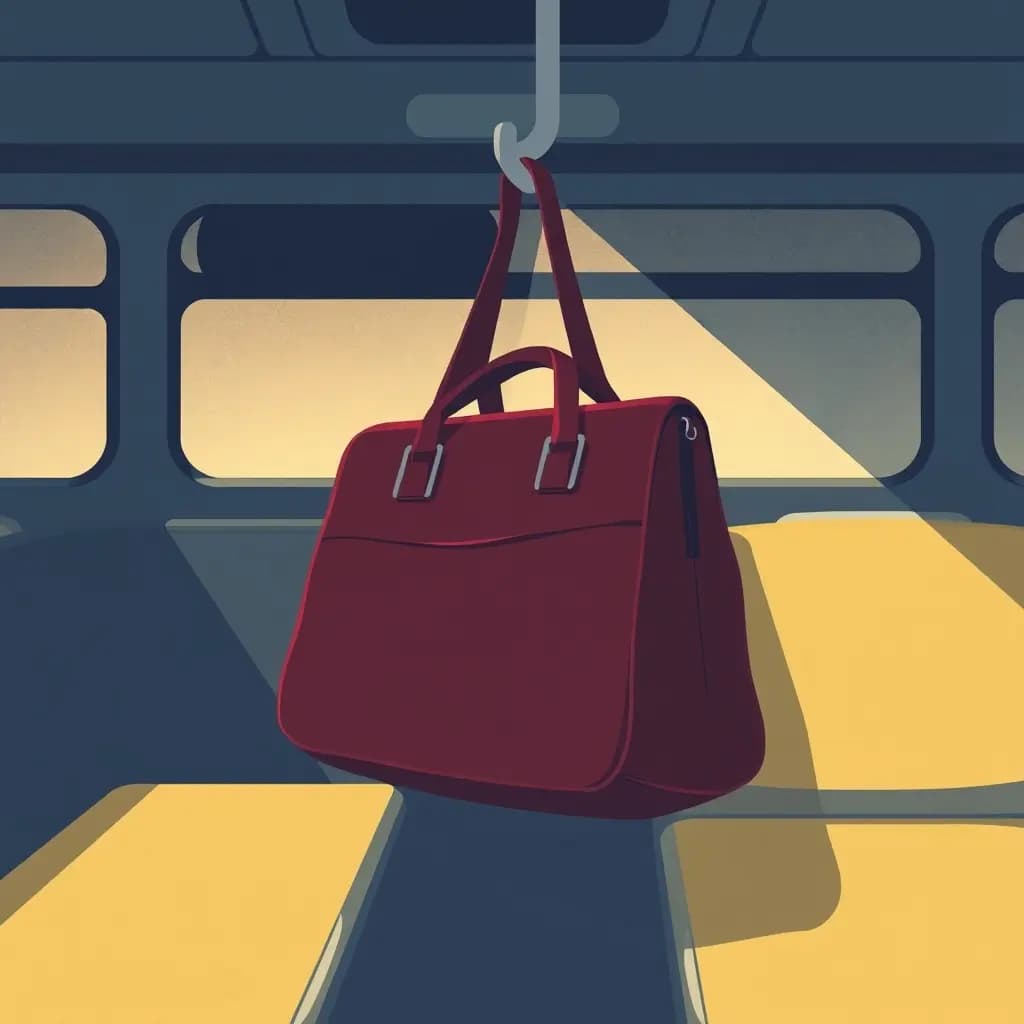 Dream illustration: Bag disappears on bus