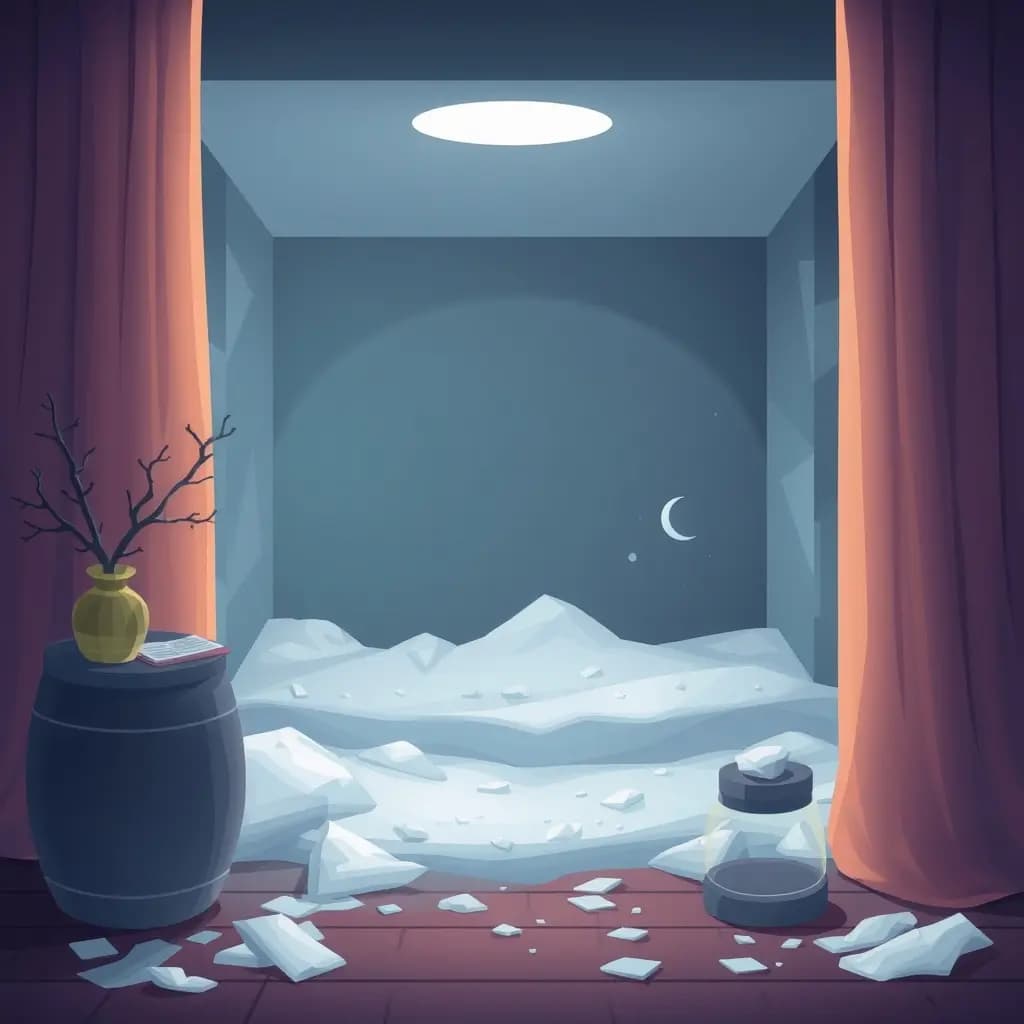 Dream illustration: Bank account empty or frozen