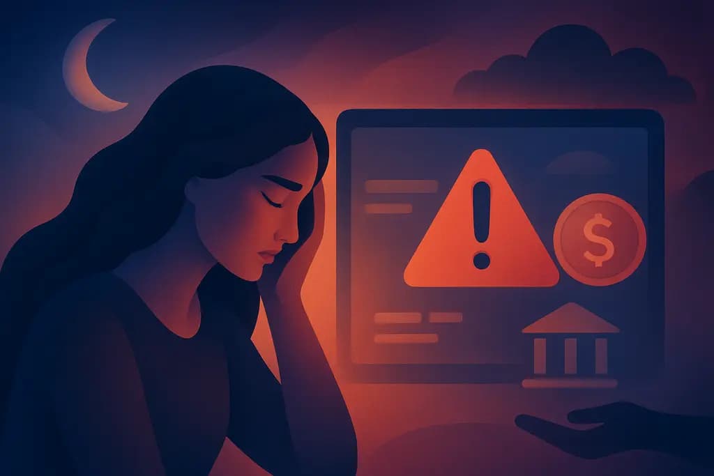Dream illustration: Bank account error