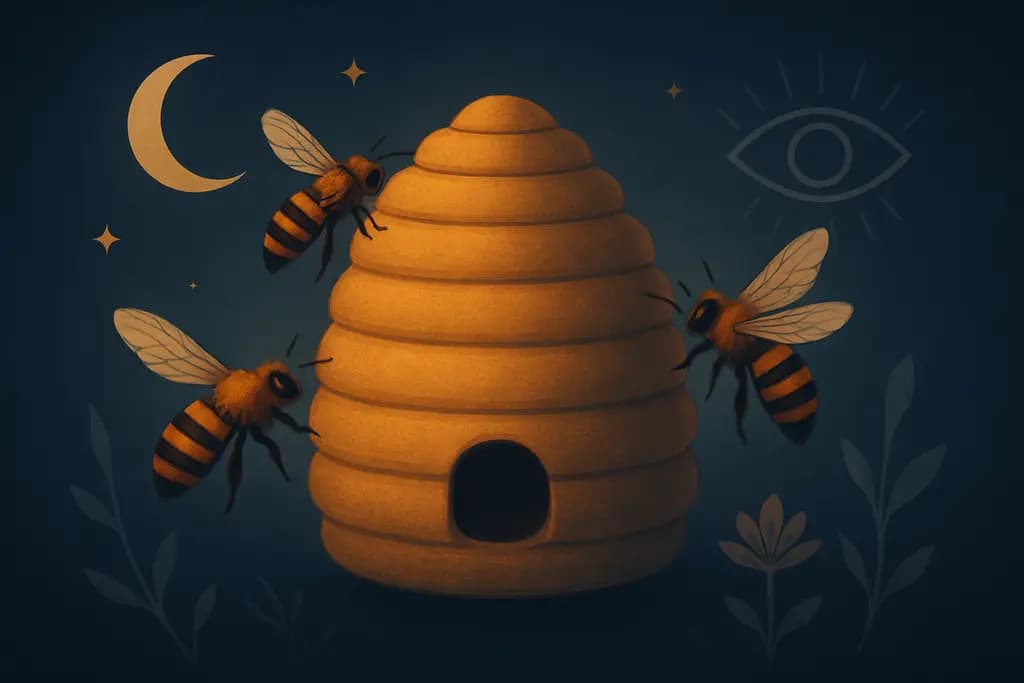 Dream illustration: Bees or beehive