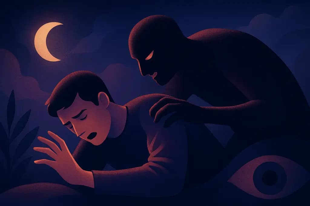 Dream illustration: being attacked and bitten dream