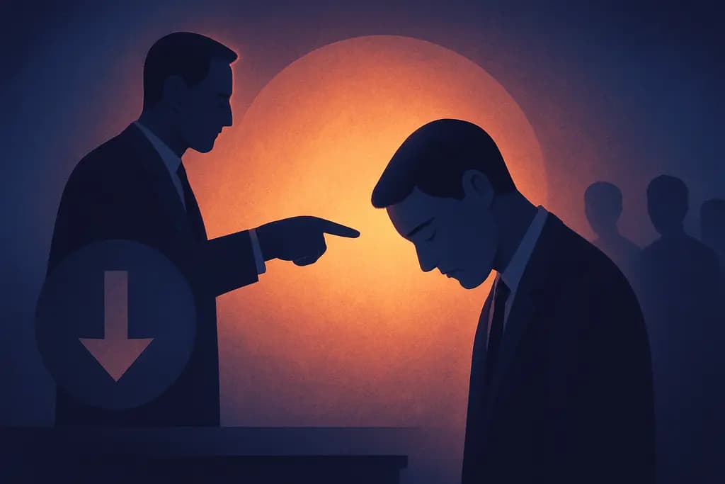 Dream illustration: Being fired publicly