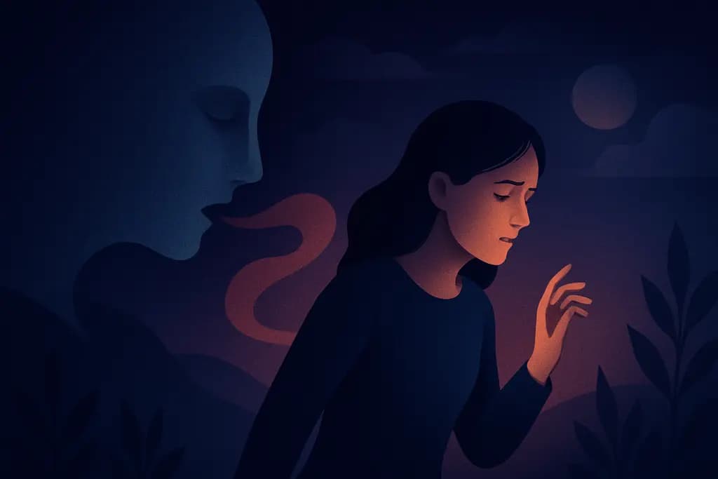 Dream illustration: Being Followed by an Unknown Voice