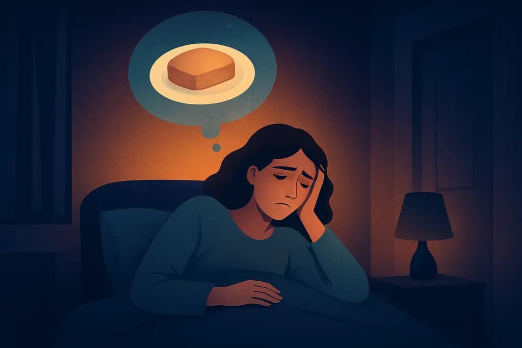 Dream illustration: being hungry in a dream in my house