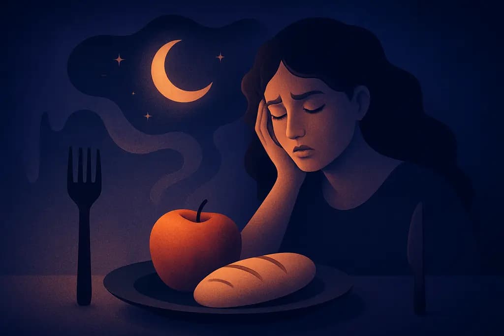 Dream illustration: Being Hungry in a Dream
