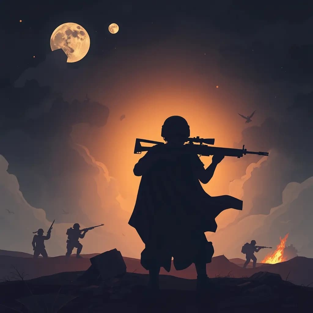 Dream illustration: Being in a war zone