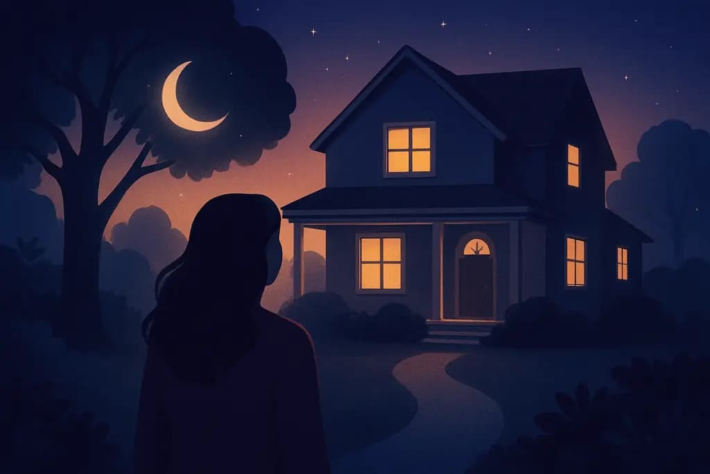 Dream illustration: Being in your childhood home