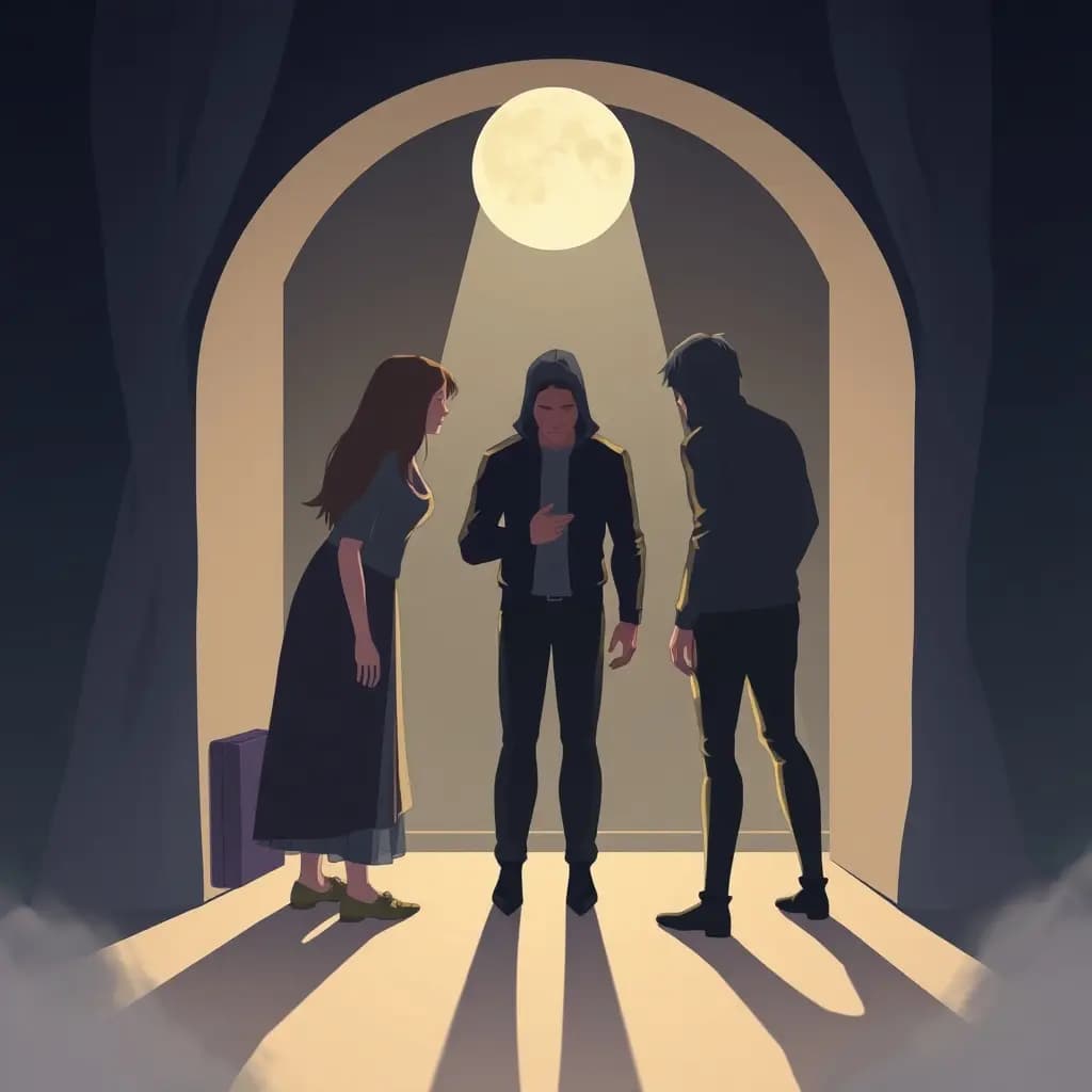 Dream illustration: Being interrogated by strangers