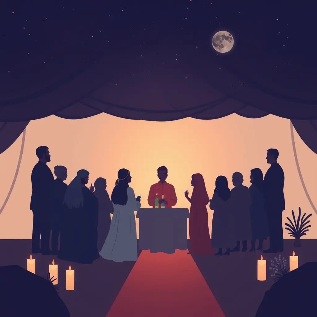 Dream illustration: Being late to ceremony