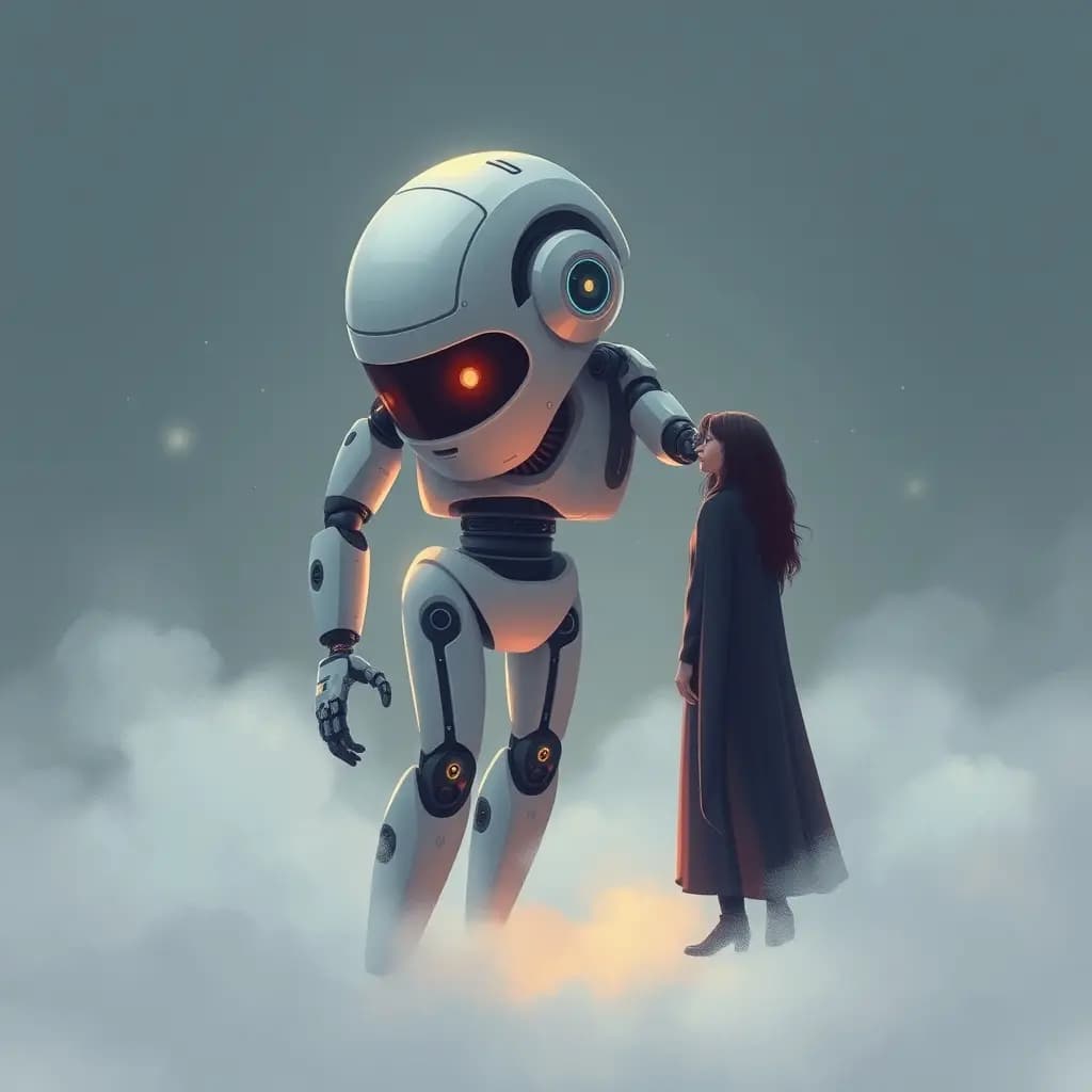 Dream illustration: Being replaced by a robot