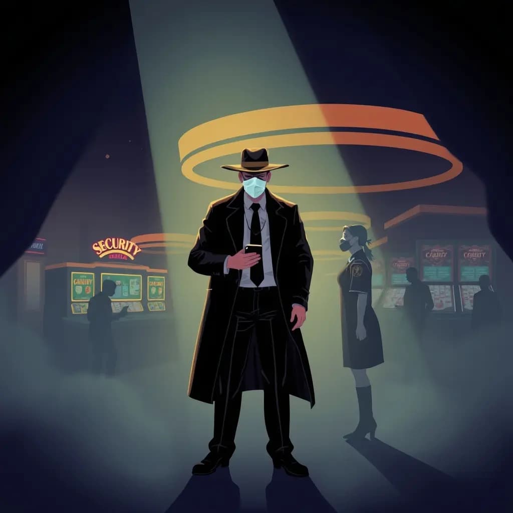 Dream illustration: Being Searched by Casino Security