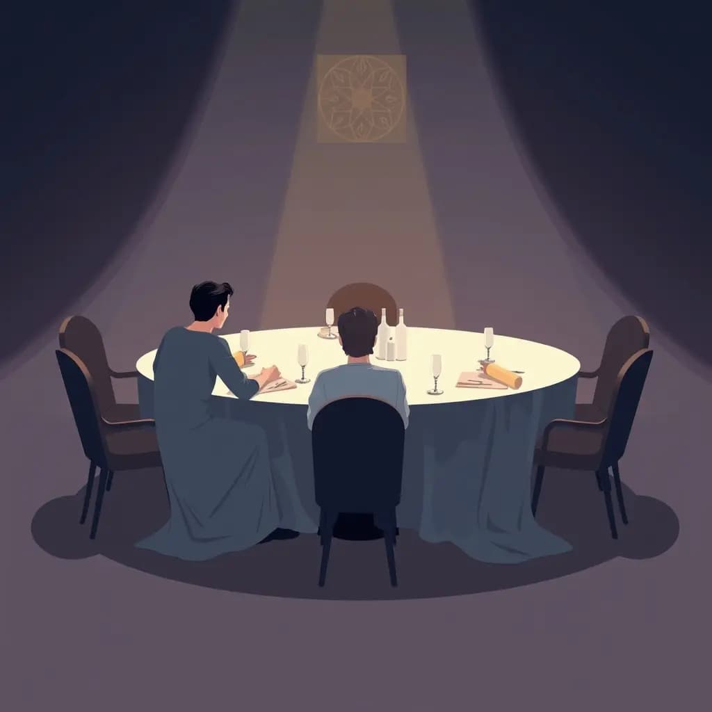 Dream illustration: Being seated at head table