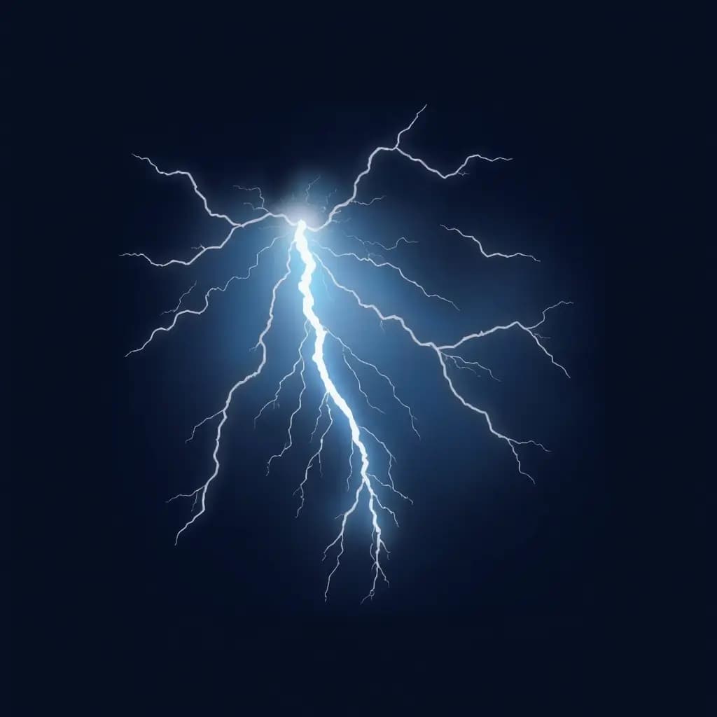 Dream illustration: Being struck by lightning