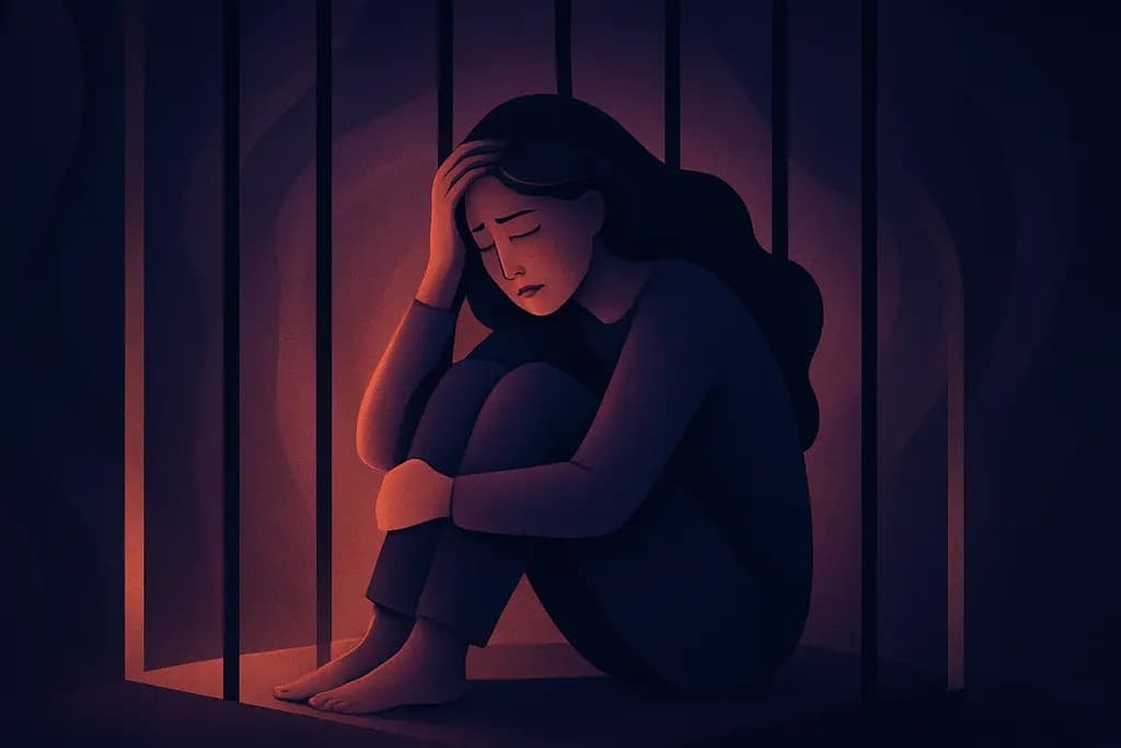Dream illustration: Being Trapped