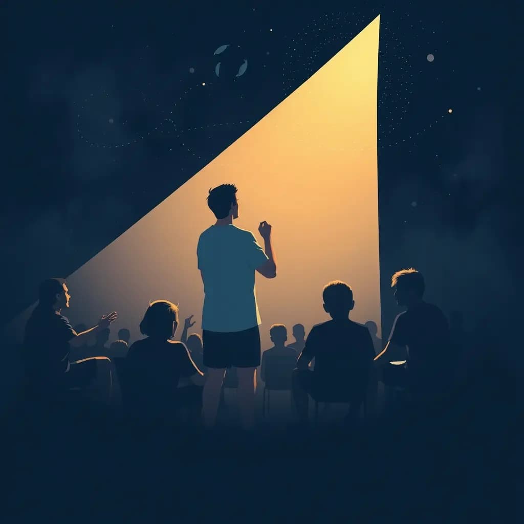 Dream illustration: Being Watched While Performing