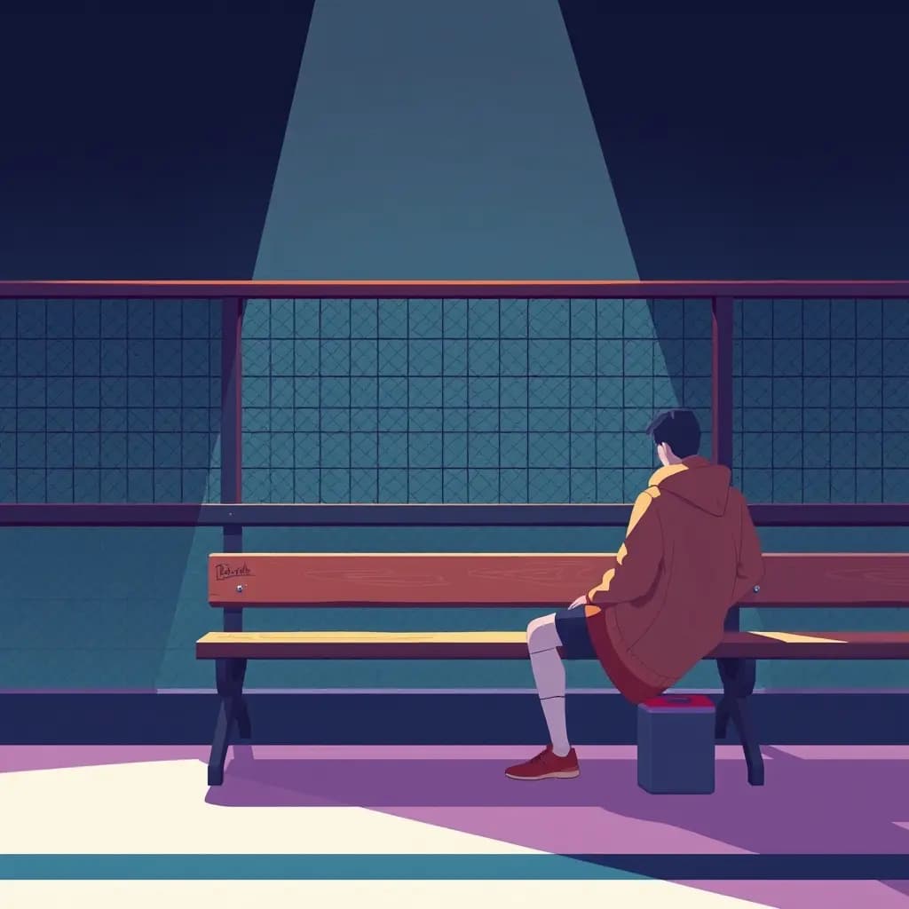 Dream illustration: Benched and forgotten
